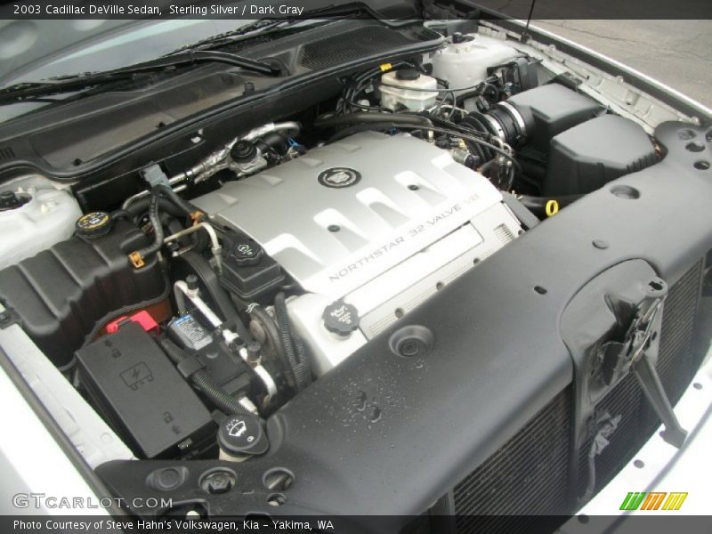 Sterling Silver / Dark Gray 2003 Cadillac DeVille Sedan