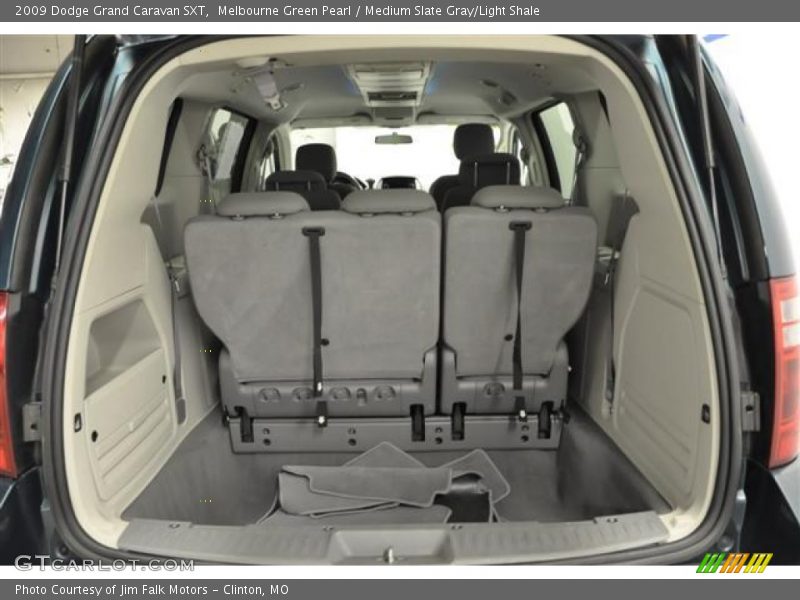 Melbourne Green Pearl / Medium Slate Gray/Light Shale 2009 Dodge Grand Caravan SXT