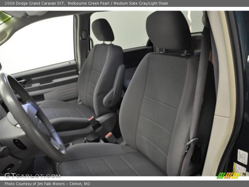 Melbourne Green Pearl / Medium Slate Gray/Light Shale 2009 Dodge Grand Caravan SXT