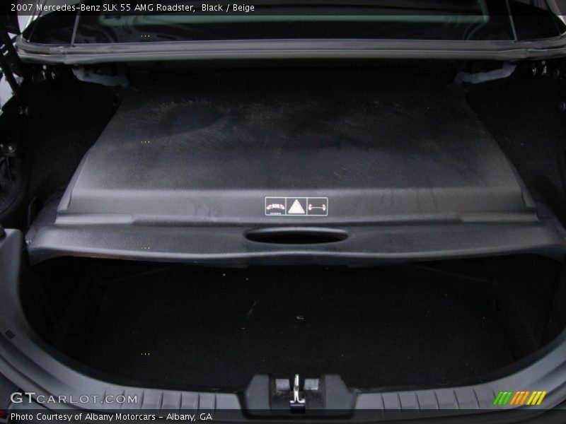 Black / Beige 2007 Mercedes-Benz SLK 55 AMG Roadster