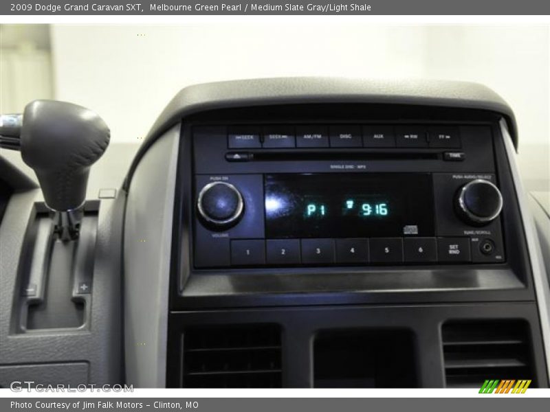 Melbourne Green Pearl / Medium Slate Gray/Light Shale 2009 Dodge Grand Caravan SXT