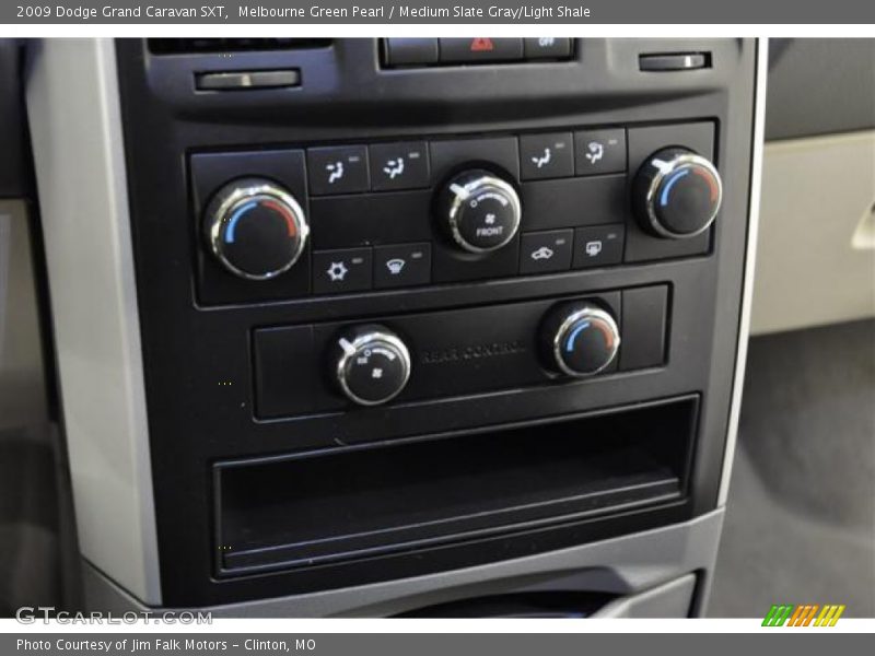 Melbourne Green Pearl / Medium Slate Gray/Light Shale 2009 Dodge Grand Caravan SXT