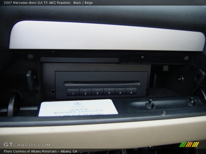 Black / Beige 2007 Mercedes-Benz SLK 55 AMG Roadster