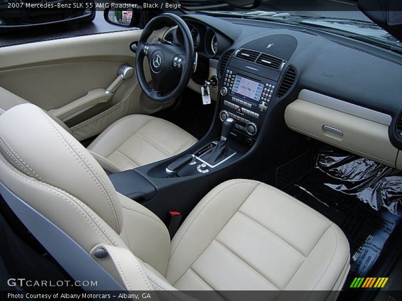  2007 SLK 55 AMG Roadster Beige Interior