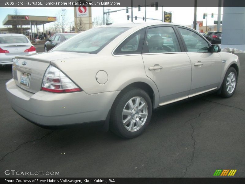 Smokestone Metallic / Medium Light Stone 2009 Ford Taurus SE