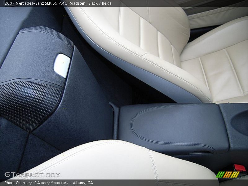 Black / Beige 2007 Mercedes-Benz SLK 55 AMG Roadster