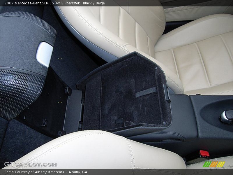 Black / Beige 2007 Mercedes-Benz SLK 55 AMG Roadster