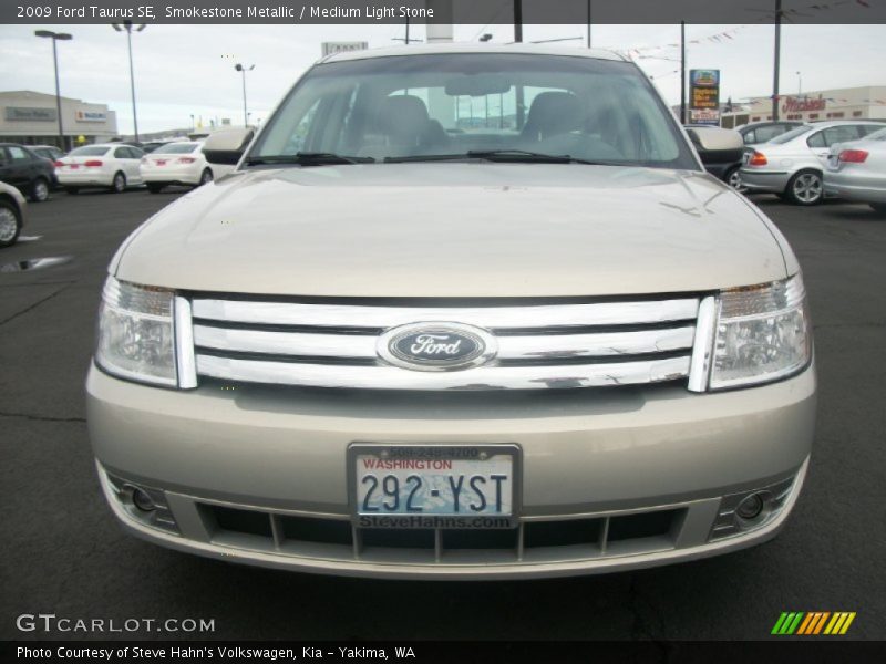 Smokestone Metallic / Medium Light Stone 2009 Ford Taurus SE