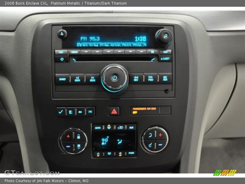 Platinum Metallic / Titanium/Dark Titanium 2008 Buick Enclave CXL