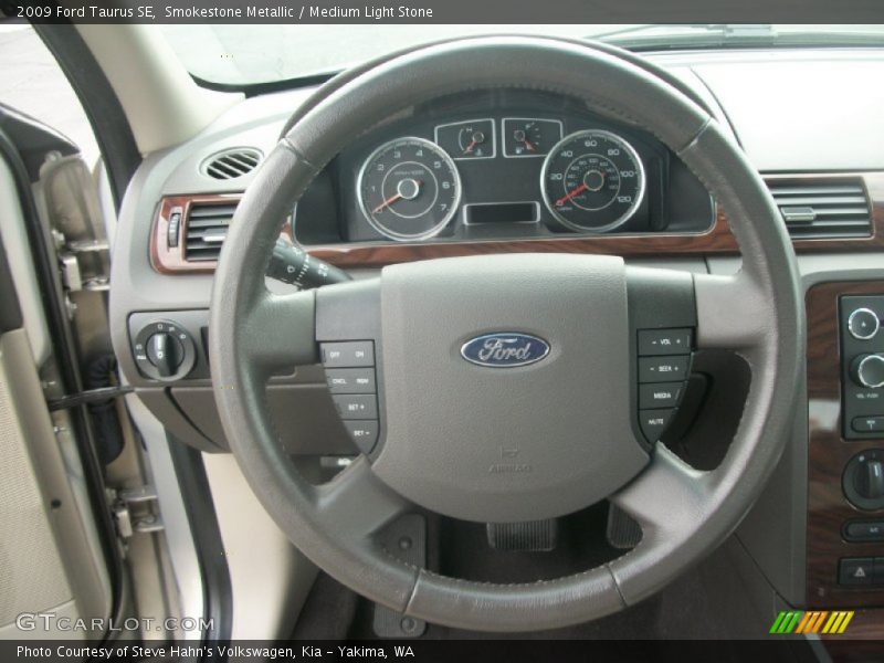 Smokestone Metallic / Medium Light Stone 2009 Ford Taurus SE