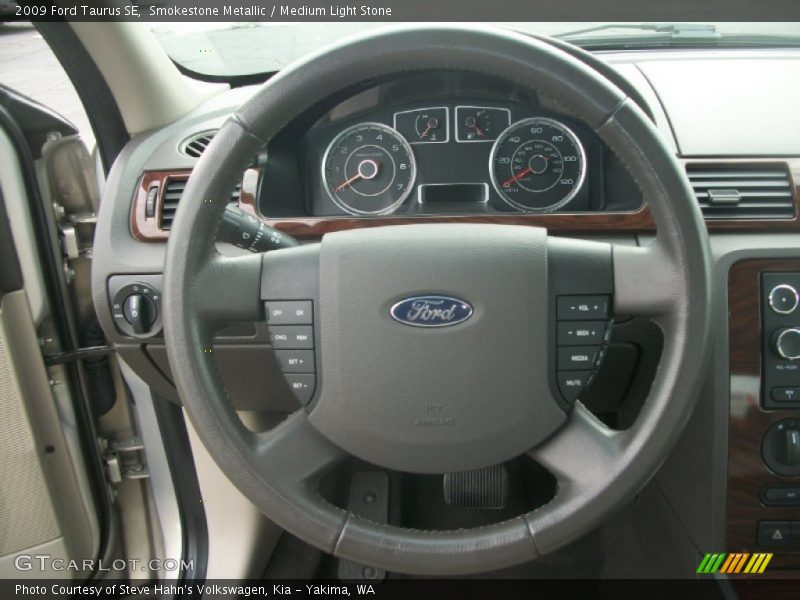 Smokestone Metallic / Medium Light Stone 2009 Ford Taurus SE