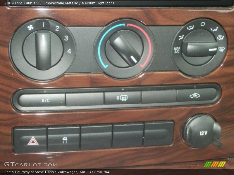 Smokestone Metallic / Medium Light Stone 2009 Ford Taurus SE