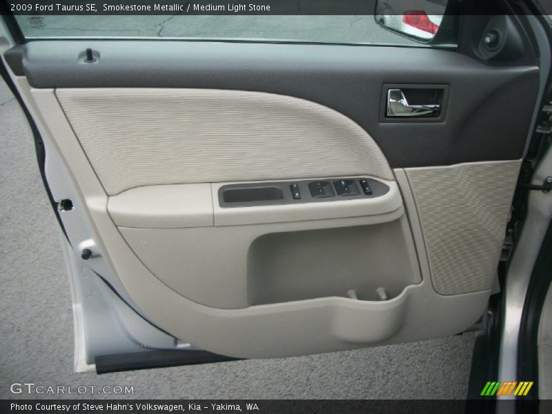 Smokestone Metallic / Medium Light Stone 2009 Ford Taurus SE