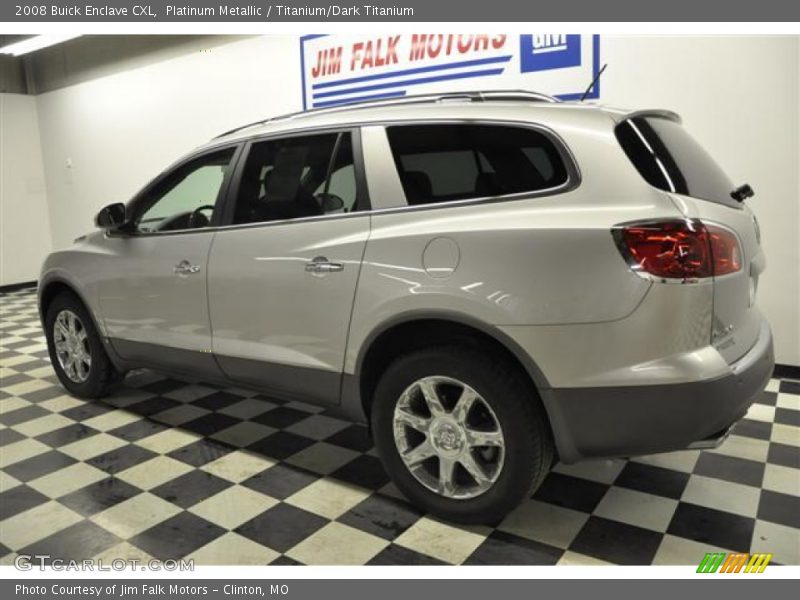 Platinum Metallic / Titanium/Dark Titanium 2008 Buick Enclave CXL