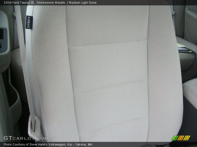 Smokestone Metallic / Medium Light Stone 2009 Ford Taurus SE