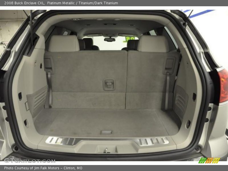 Platinum Metallic / Titanium/Dark Titanium 2008 Buick Enclave CXL