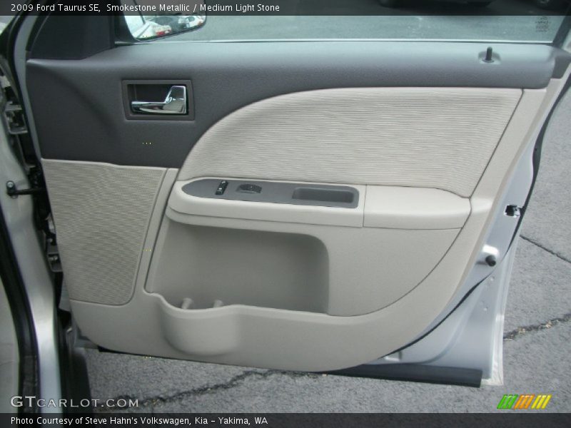 Smokestone Metallic / Medium Light Stone 2009 Ford Taurus SE