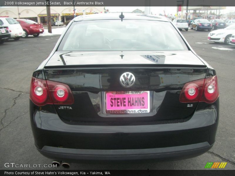 Black / Anthracite Black 2008 Volkswagen Jetta SE Sedan