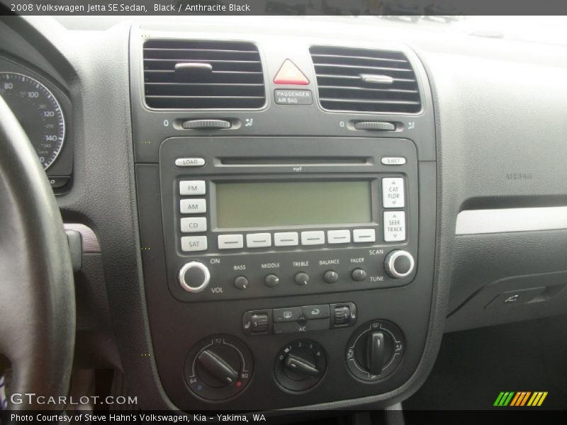 Black / Anthracite Black 2008 Volkswagen Jetta SE Sedan