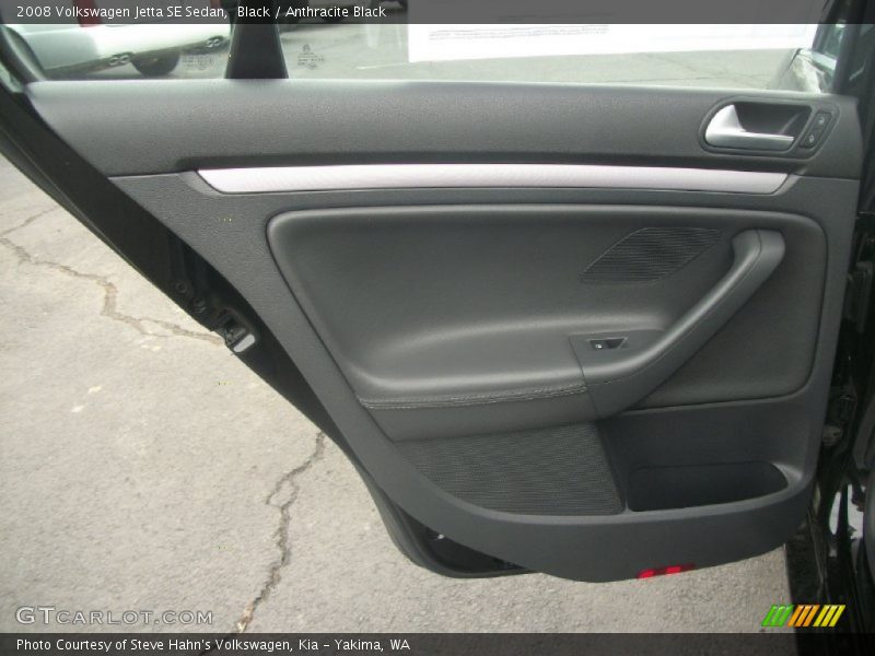 Black / Anthracite Black 2008 Volkswagen Jetta SE Sedan