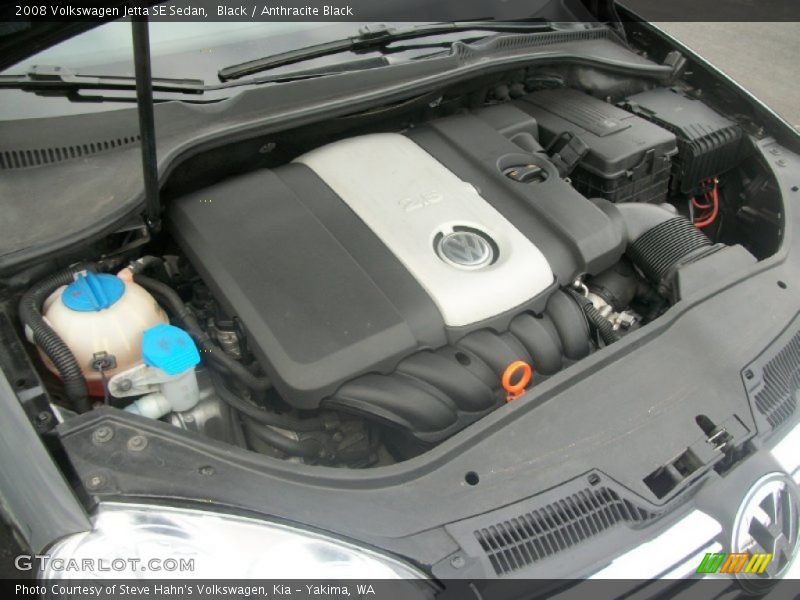 Black / Anthracite Black 2008 Volkswagen Jetta SE Sedan