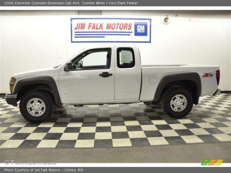 Summit White / Very Dark Pewter 2006 Chevrolet Colorado Extended Cab 4x4