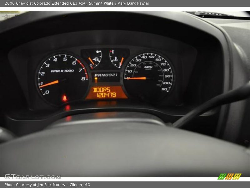 Summit White / Very Dark Pewter 2006 Chevrolet Colorado Extended Cab 4x4