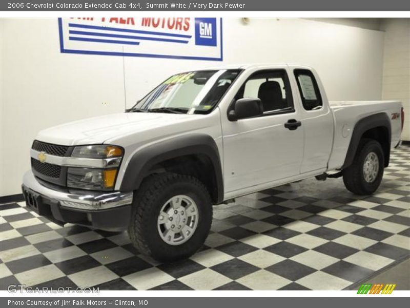 Summit White / Very Dark Pewter 2006 Chevrolet Colorado Extended Cab 4x4