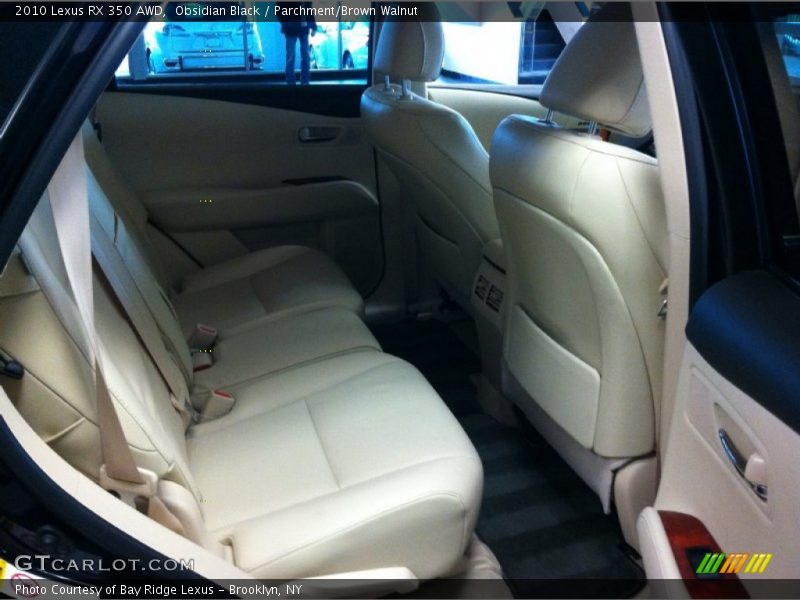 Obsidian Black / Parchment/Brown Walnut 2010 Lexus RX 350 AWD