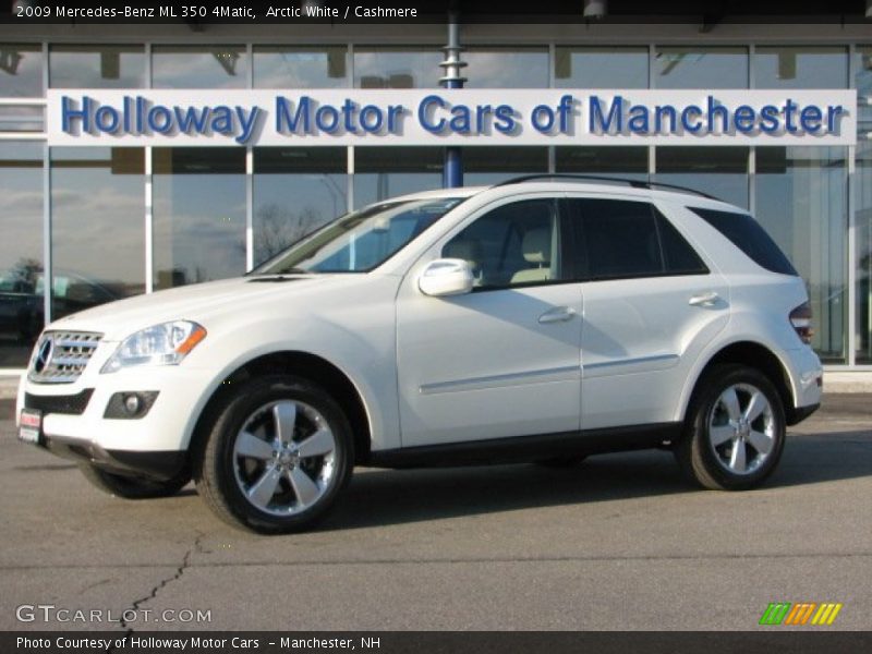 Arctic White / Cashmere 2009 Mercedes-Benz ML 350 4Matic
