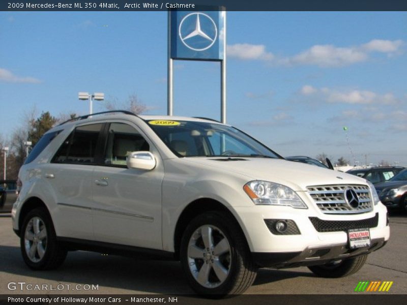 Arctic White / Cashmere 2009 Mercedes-Benz ML 350 4Matic