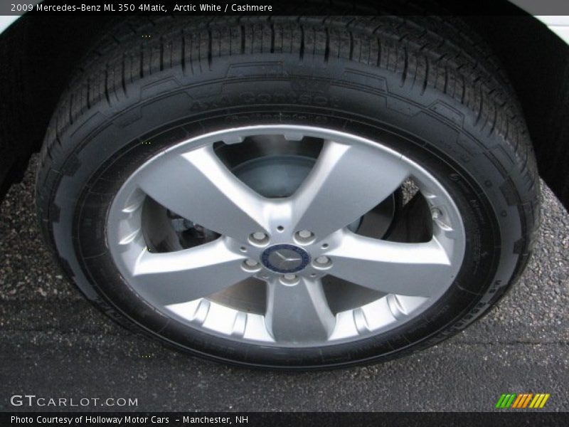 Arctic White / Cashmere 2009 Mercedes-Benz ML 350 4Matic