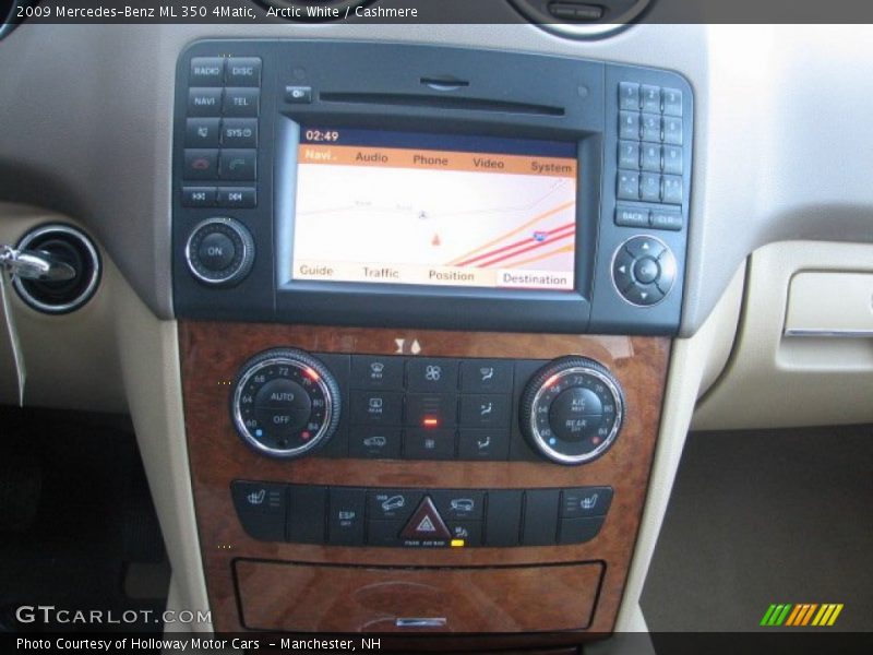 Arctic White / Cashmere 2009 Mercedes-Benz ML 350 4Matic