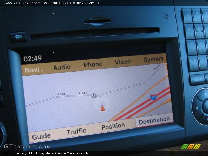 Arctic White / Cashmere 2009 Mercedes-Benz ML 350 4Matic
