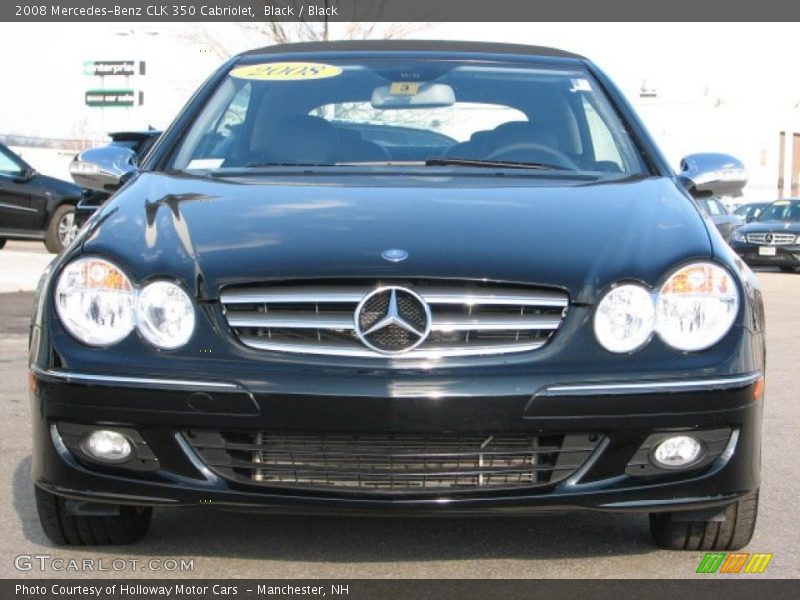 Black / Black 2008 Mercedes-Benz CLK 350 Cabriolet