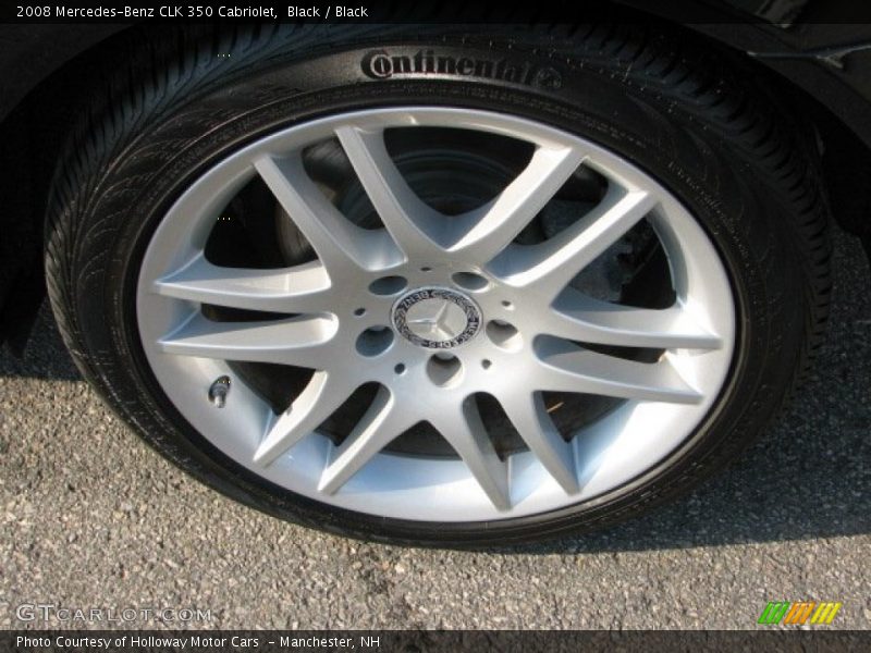 Black / Black 2008 Mercedes-Benz CLK 350 Cabriolet