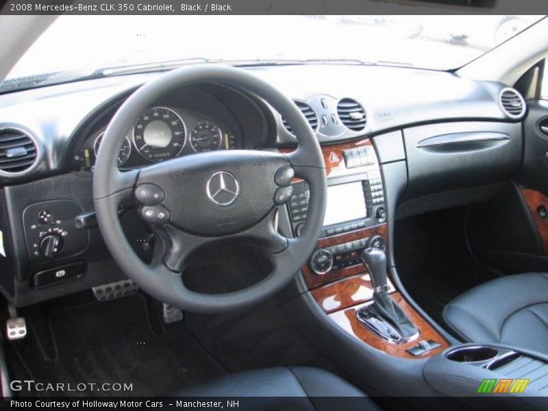 Black / Black 2008 Mercedes-Benz CLK 350 Cabriolet