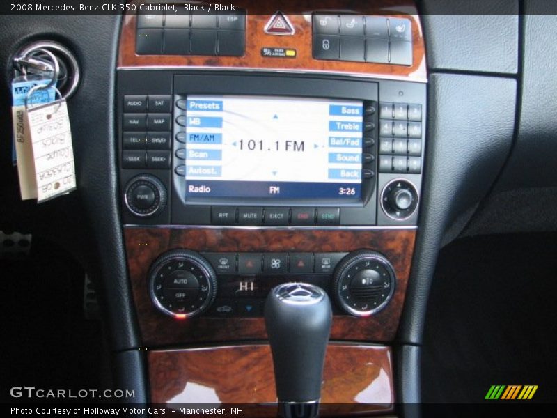 Black / Black 2008 Mercedes-Benz CLK 350 Cabriolet