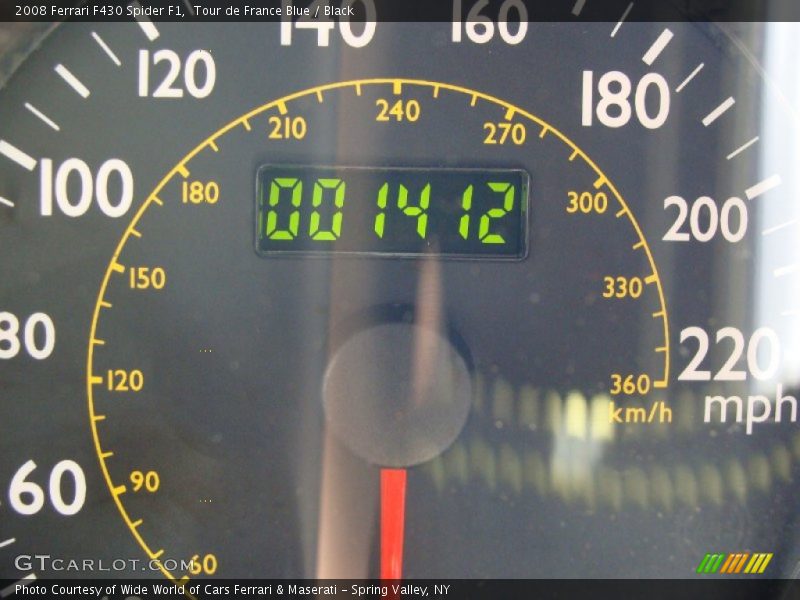 Tour de France Blue / Black 2008 Ferrari F430 Spider F1
