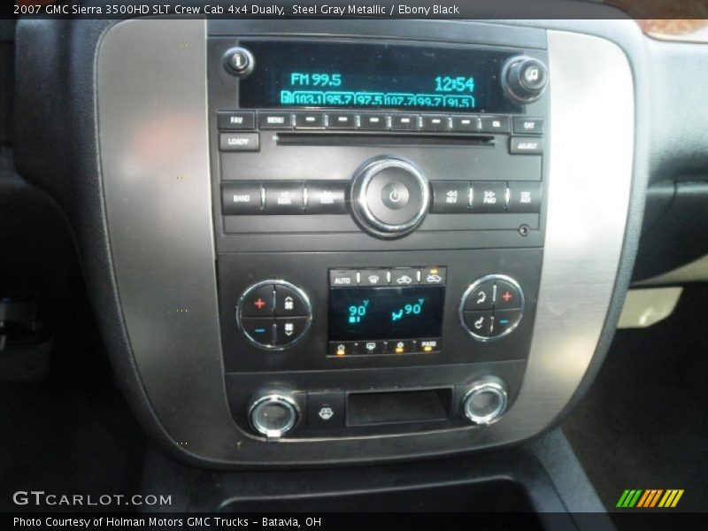 Steel Gray Metallic / Ebony Black 2007 GMC Sierra 3500HD SLT Crew Cab 4x4 Dually