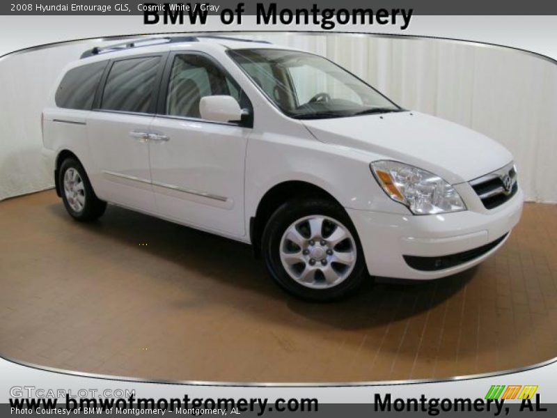 Cosmic White / Gray 2008 Hyundai Entourage GLS