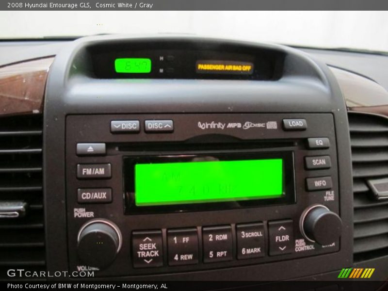 Cosmic White / Gray 2008 Hyundai Entourage GLS