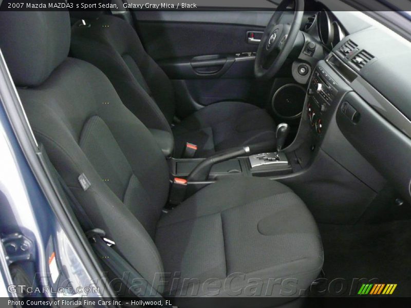Galaxy Gray Mica / Black 2007 Mazda MAZDA3 s Sport Sedan