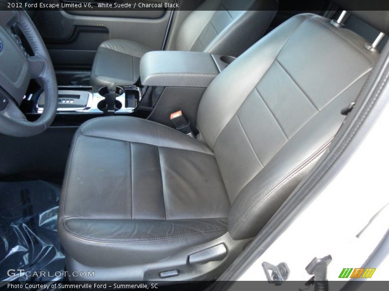 White Suede / Charcoal Black 2012 Ford Escape Limited V6