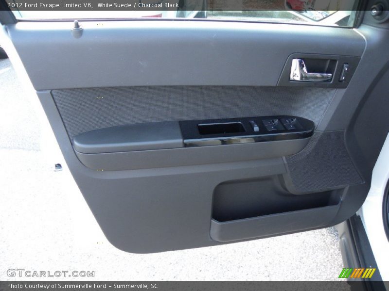 White Suede / Charcoal Black 2012 Ford Escape Limited V6