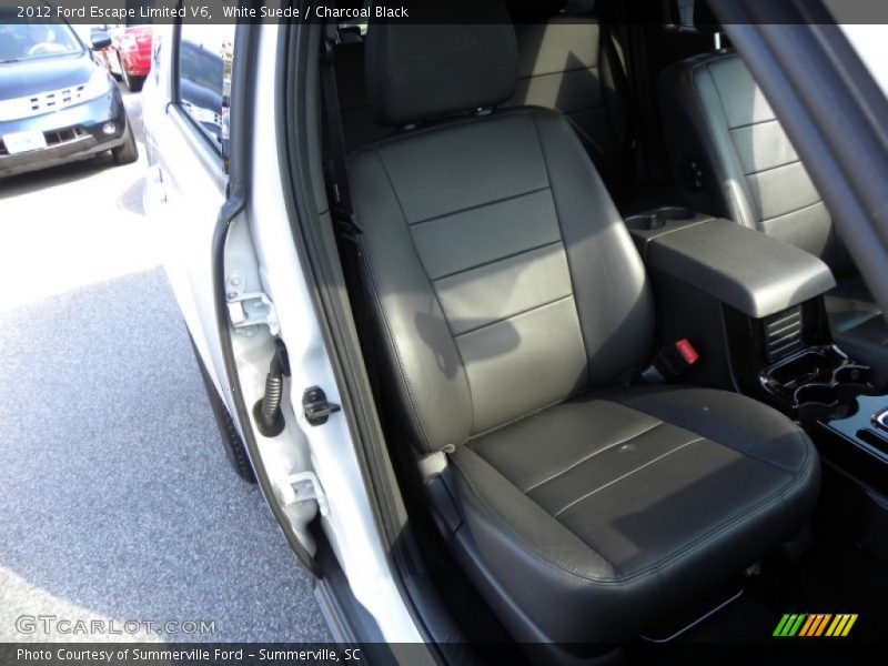 White Suede / Charcoal Black 2012 Ford Escape Limited V6