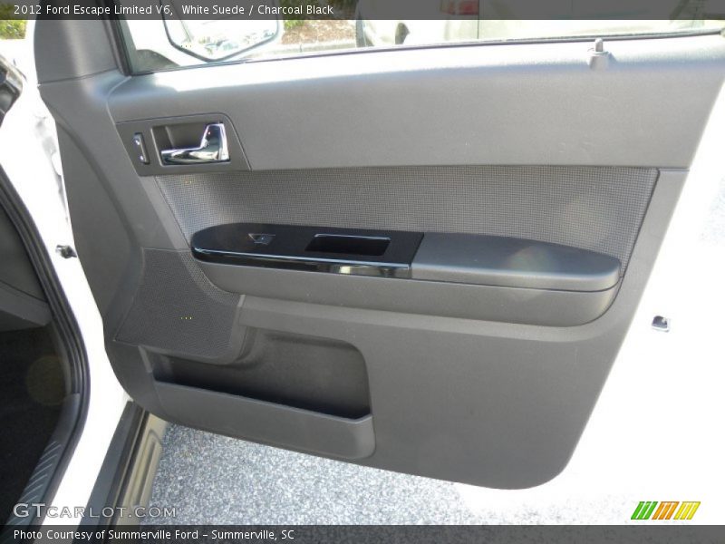 White Suede / Charcoal Black 2012 Ford Escape Limited V6