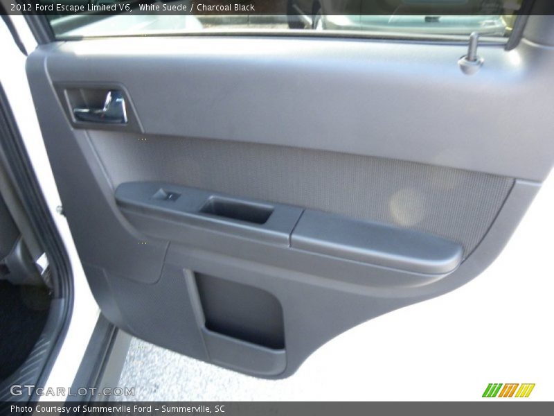 White Suede / Charcoal Black 2012 Ford Escape Limited V6