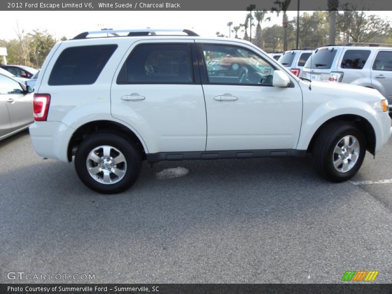 White Suede / Charcoal Black 2012 Ford Escape Limited V6
