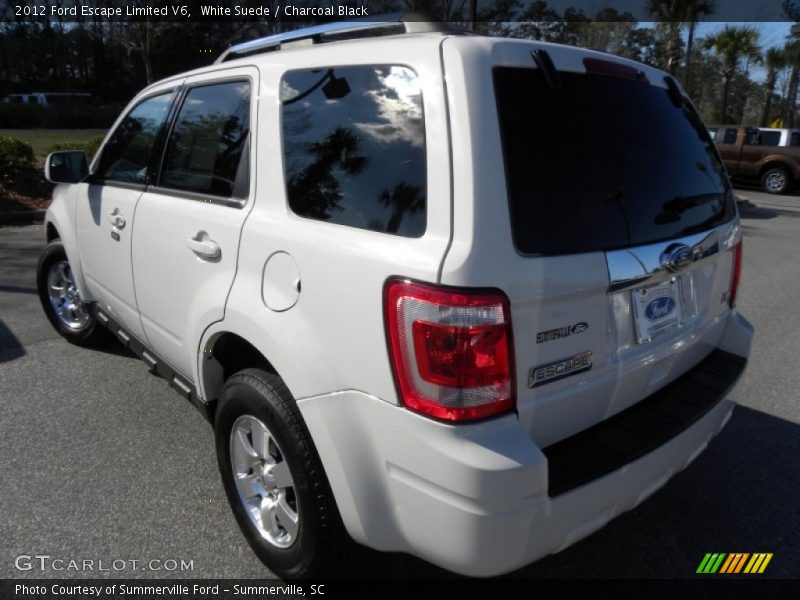White Suede / Charcoal Black 2012 Ford Escape Limited V6